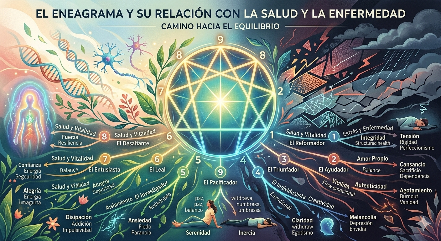 El Eneagrama y su relación con la salud y la enfermedad